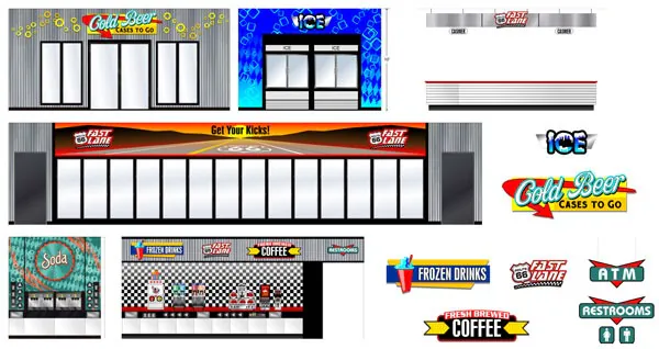 Rick Koch Oil Company graphics