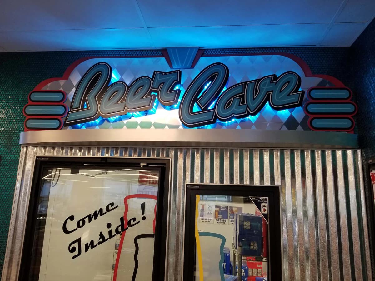 Beer cave design