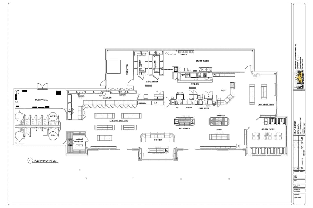 Convenience Store Floor Plan Design - Plans