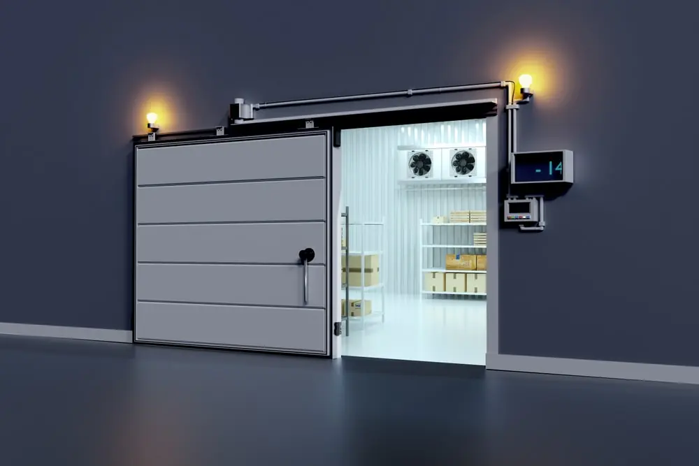 Walk-in freezer installation