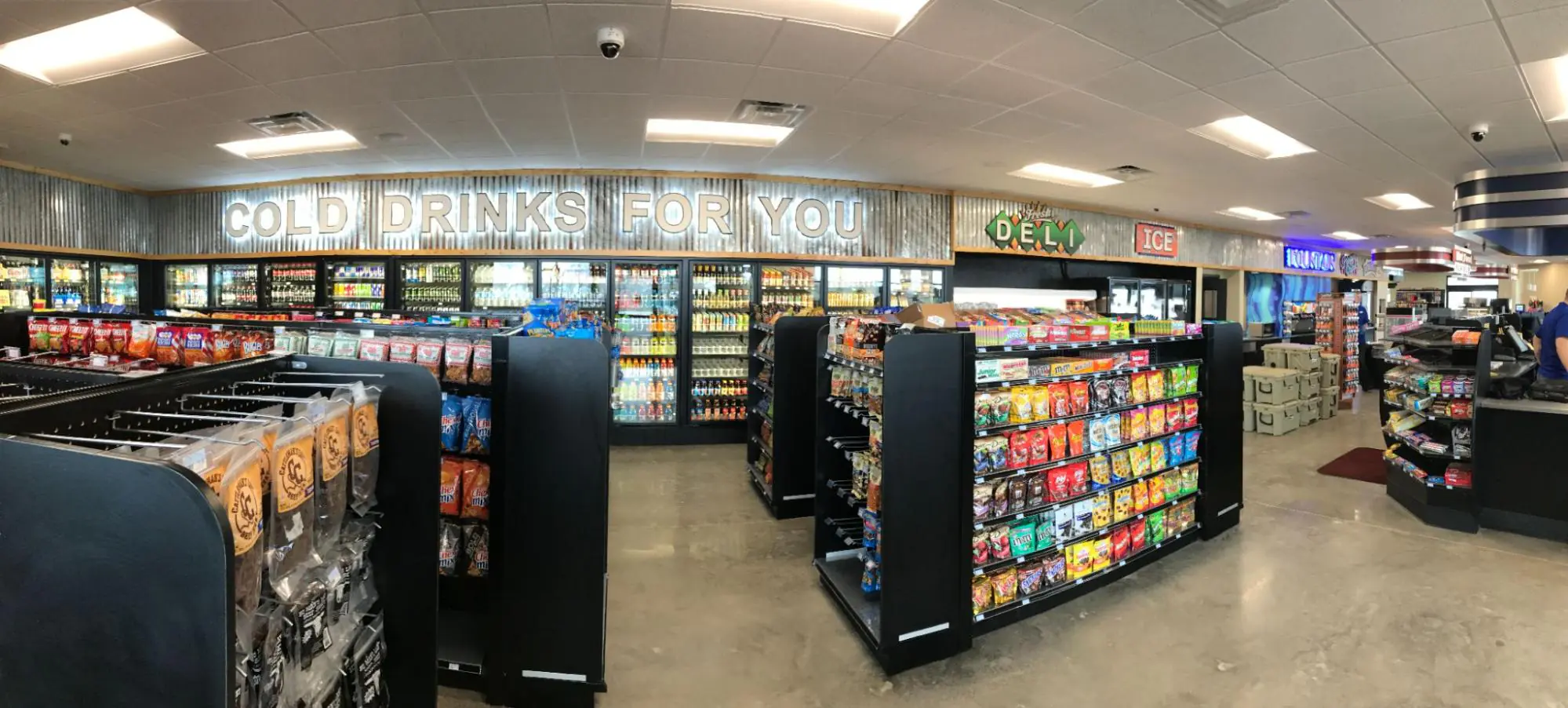 convenience store's floor plan