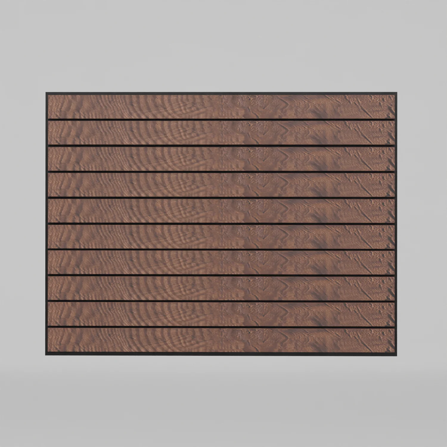 SHOPCO Metal Shelving in slat-wall laminated