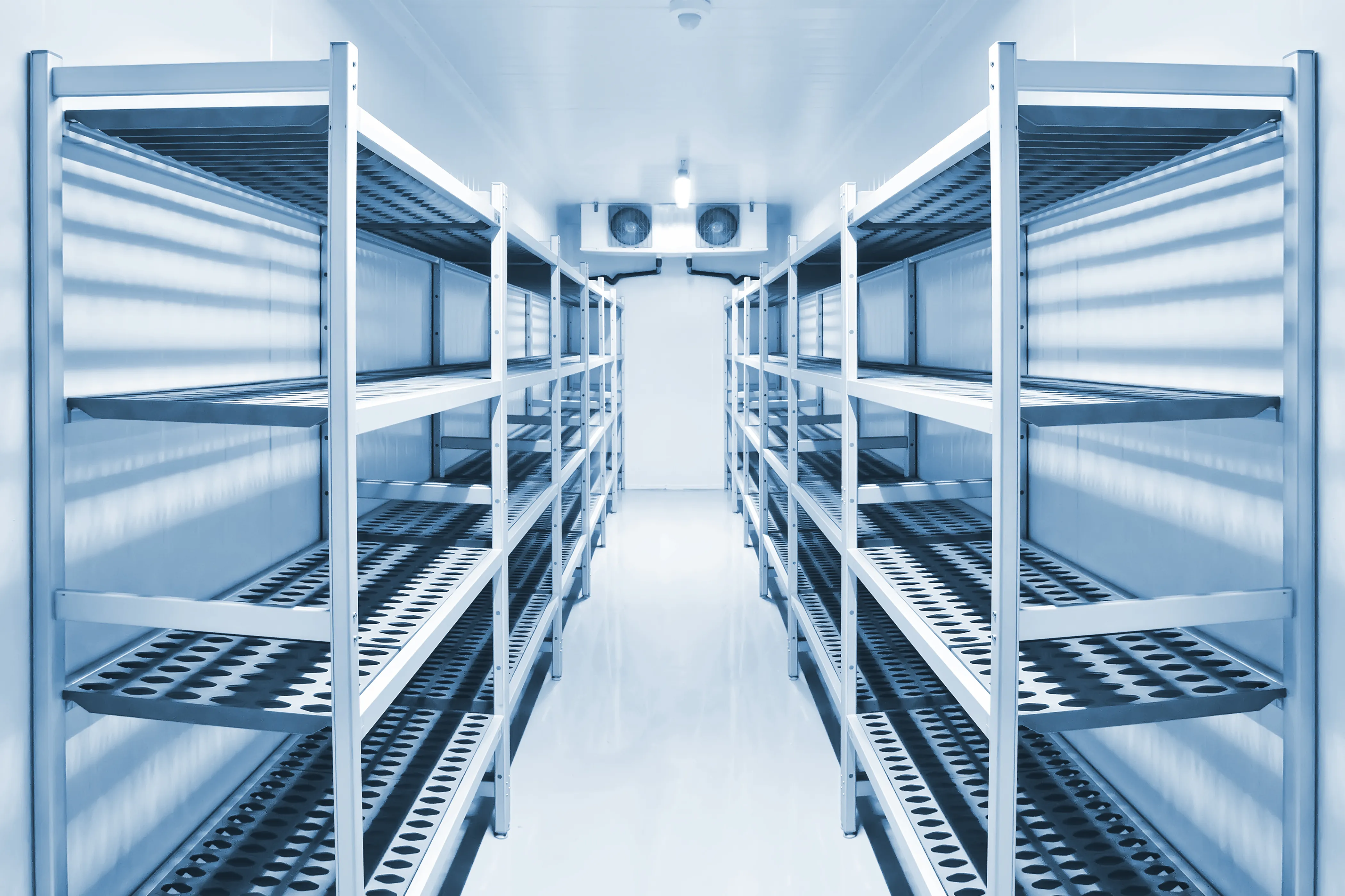 Refrigeration,Chamber,For,Food,Storage..