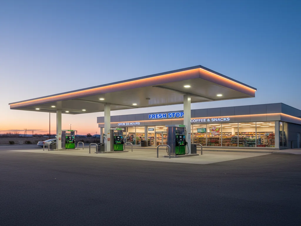 Gas Station Convenience Store Design: Integrated Fuel + Retail ...
